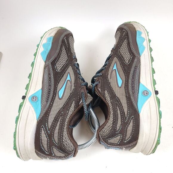 Brooks Cascadia 5 Women’s Trail Running Shoes Size 7.5 Brown Teal Blue - Picture 3 of 13